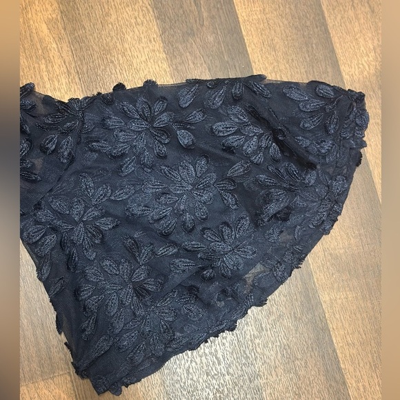 Lauren Ralph Lauren Navy Off-Shoulder Bell Sleeve Dress - Picture 11 of 12